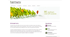 Desktop Screenshot of harmonyleadership.com